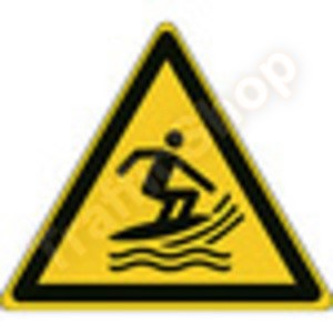 ISO 7010 Sticker Surfgebied W046