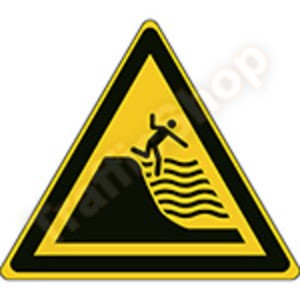 ISO 7010 Pictogram Aflopend Strand W066